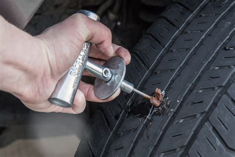 how to plug a tire with a plug kit and why it's important to know first aid for car accidents